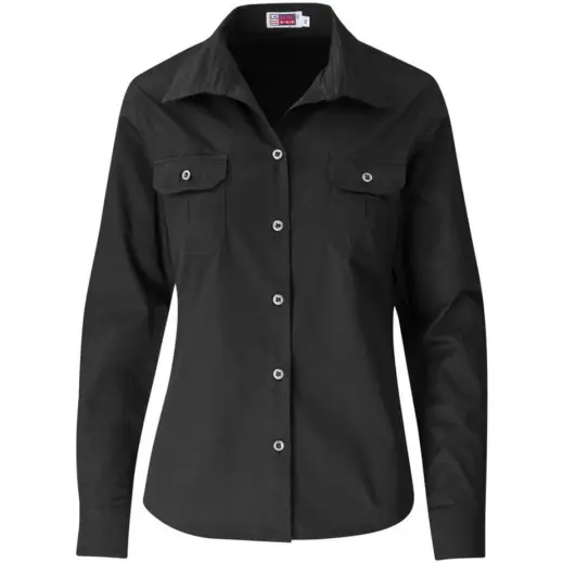 Ladies Long Sleeve Wildstone Shirt Black
